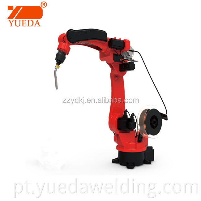 Yuda arco soldadura robô 6 eixos mig soldadura robô 6 eixos cnc robot braço